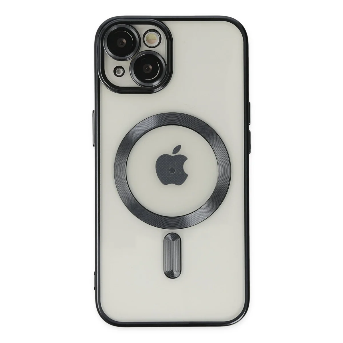 Northcity iPhone 14 Kross Magneticsafe Kapak - Siyah, Ultra Şeffaf ve Parlak MagSafe Kılıfı