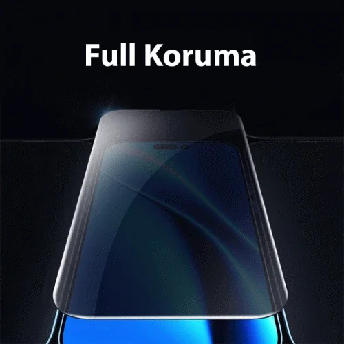 iPhone 15 Gizlilik Camı – 9H Temperli Full Coverage Ekran Koruyucu