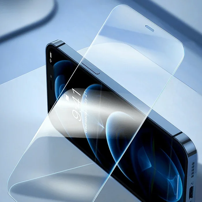 iPhone 15 Pro Kılıf & Ekran Koruyucu Seti – Corning Serisi Silikon Tam Koruma