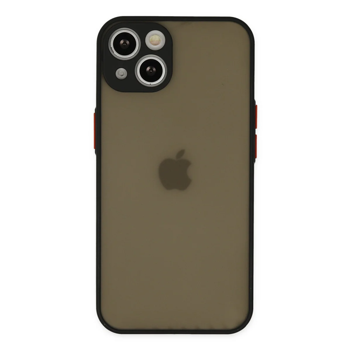 Northcity iPhone 15 Kılıf Montreal Silikon Kapak - Siyah