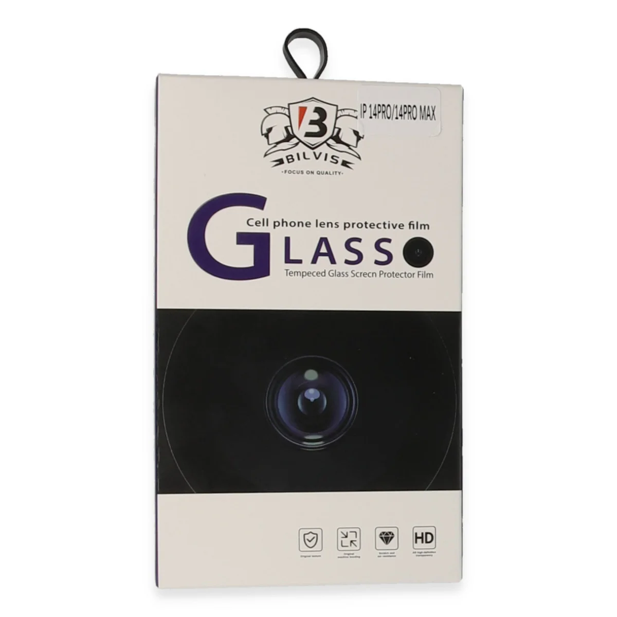 Northcity iPhone 15 Pro Max Bilvis Titan Kamera Lensi - Siyah, Ultra HD ve 9H Sertlikli Kamera Koruyucu