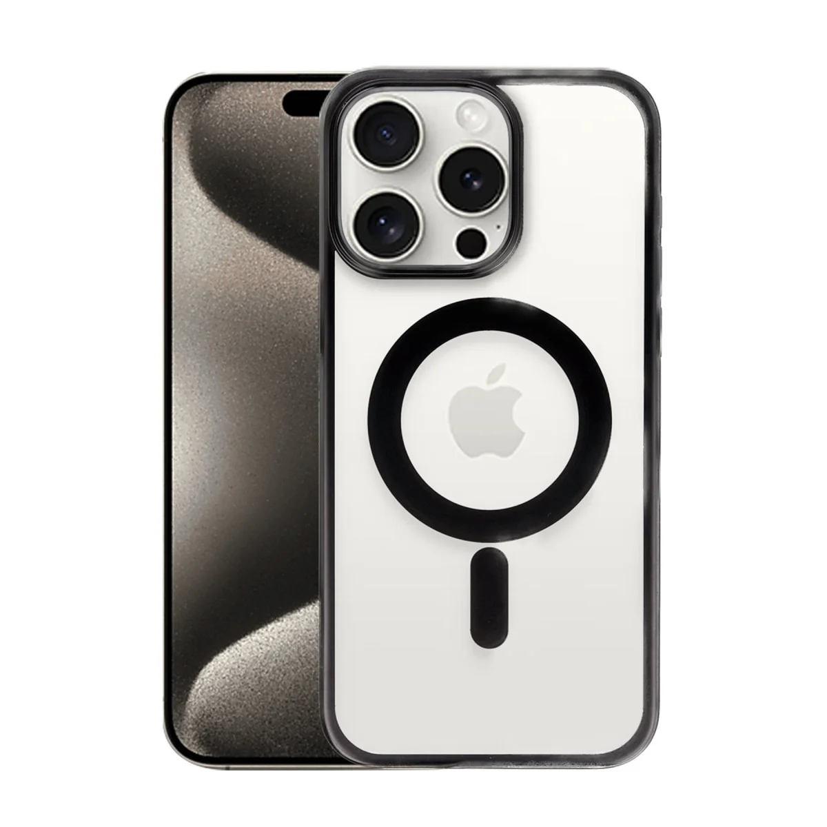 Northcity iPhone 15 Pro Max Siyah Erozi Magsafe Kılıf - Kapsamlı Koruma ve Şık Tasarım