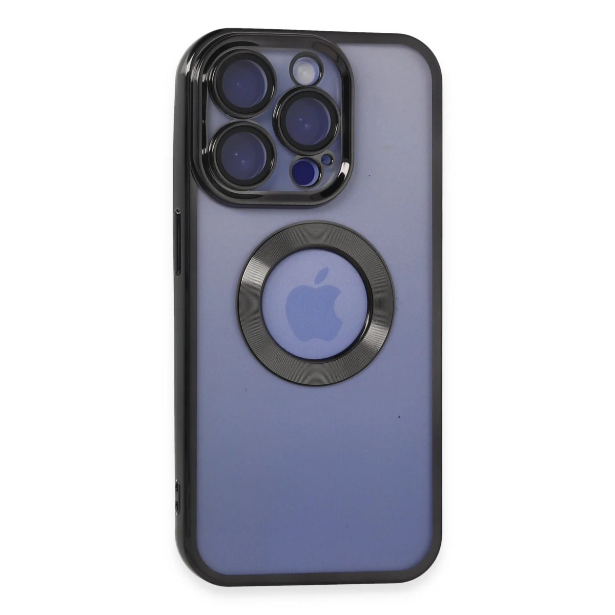 Northcity iPhone 15 Pro Max Slot Silikon Kılıf - Siyah ve Çizilmez