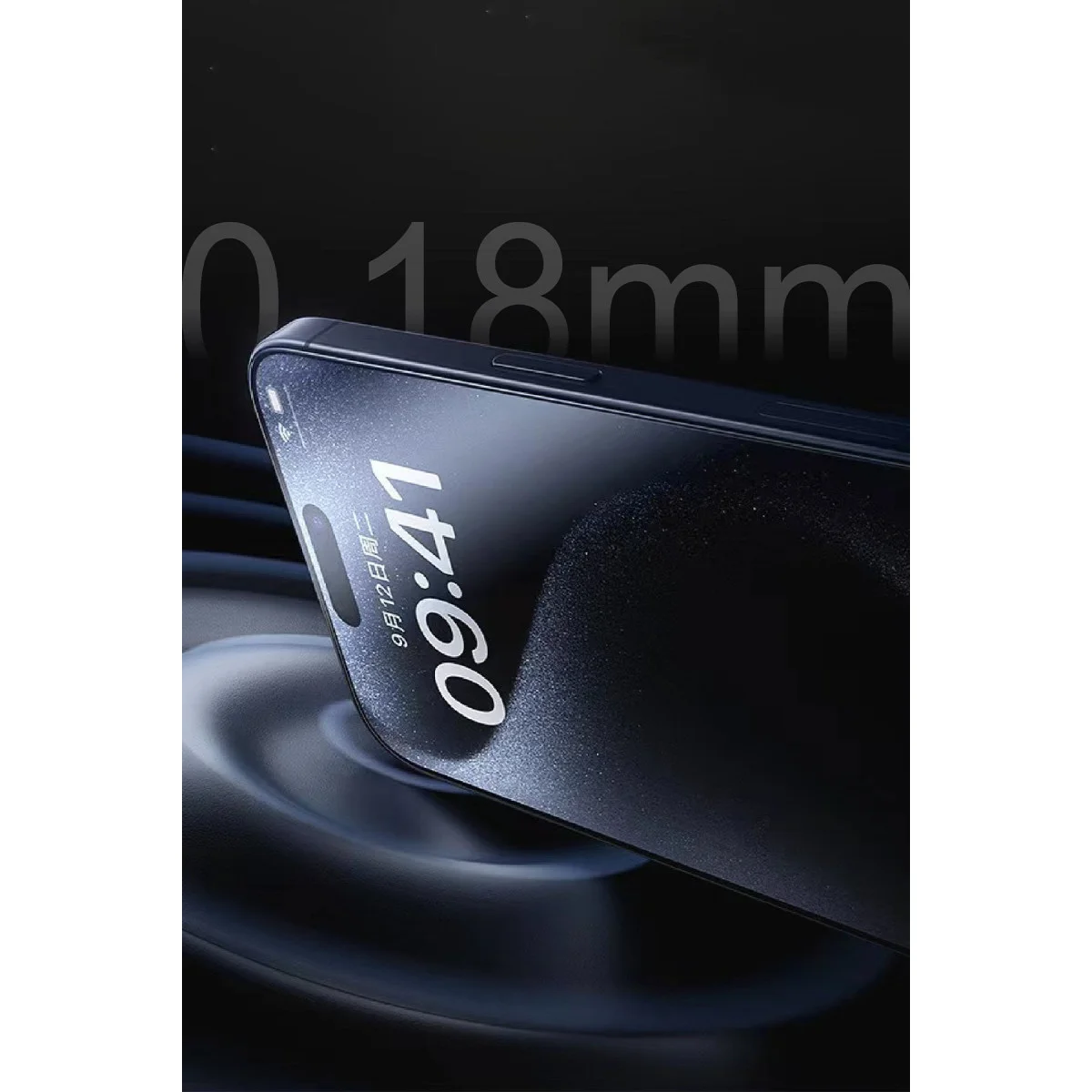 Northcity iPhone 15 Pro Max Bilvis 0.18mm Plus Cam Ekran Koruyucu - Tam Ekran Koruması ve Çizilmeye Karşı Kalkan