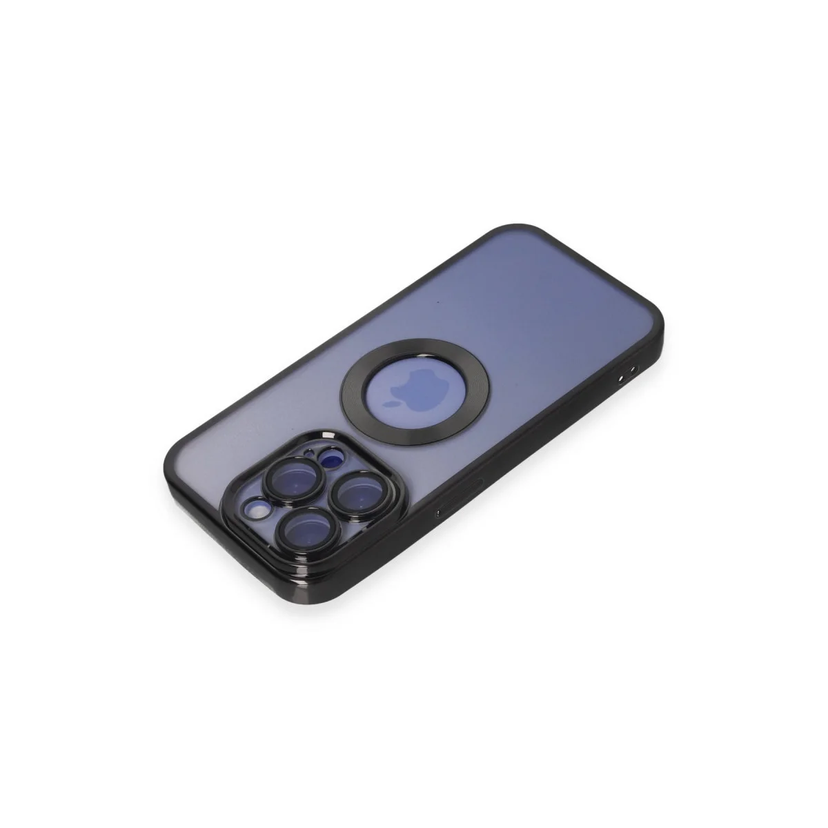 Northcity iPhone 15 Pro Slot Silikon Kılıf Siyah - Esnek ve El Değiştirmez Koruyucu