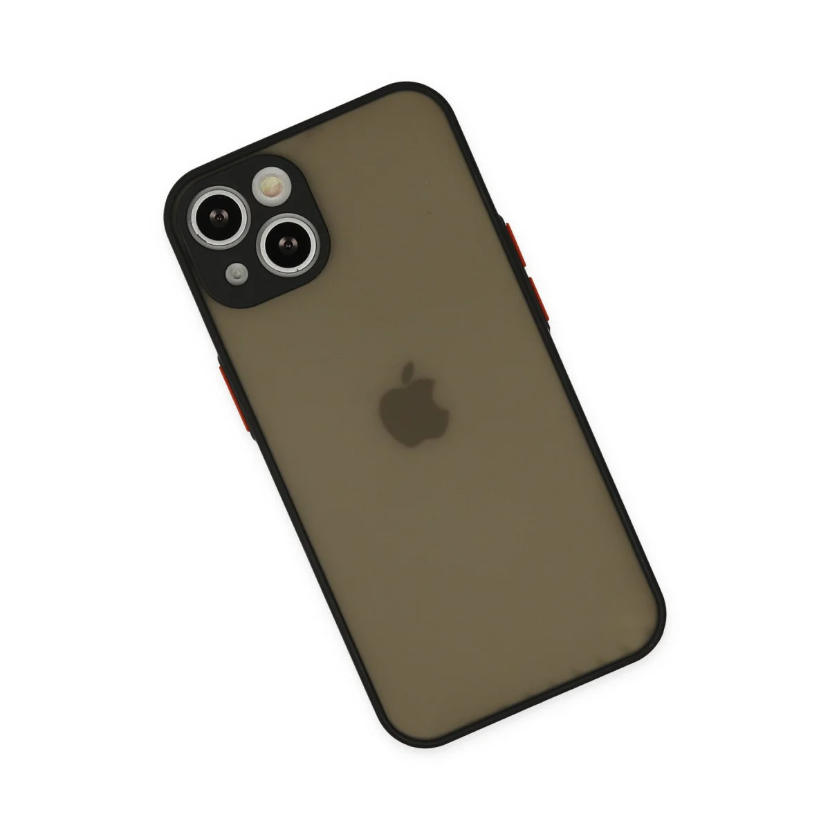 Northcity iPhone 15 Kılıf Montreal Silikon Kapak - Siyah