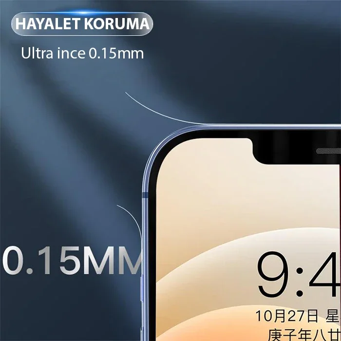 iPhone 15 Pro Yan Kenar Hidrojel Koruyucu Film – Çizilmelere Karşı Hayalet Kaplama