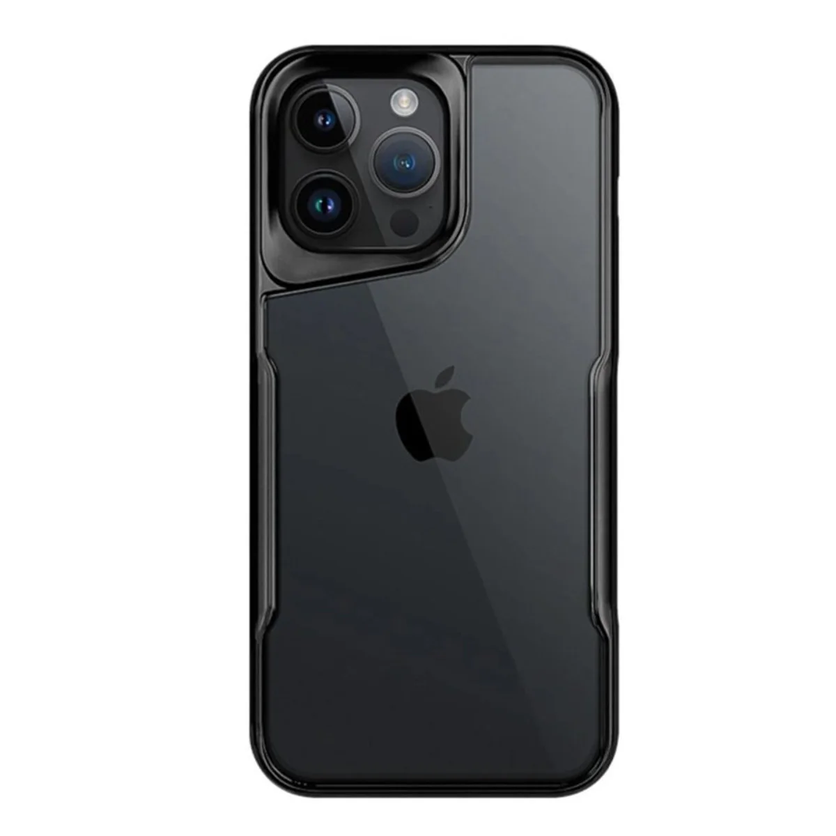 Northcity iPhone 15 Pro Boyi Silikon Kılıf - Siyah Mat Kapak ve Güvenli Tutuş