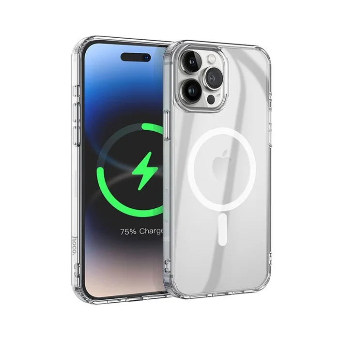iPhone 15 Pro Max MagSafe Hava Yastıklı Silikon Kılıf – Darbeye Dayanıklı Anti-Drop