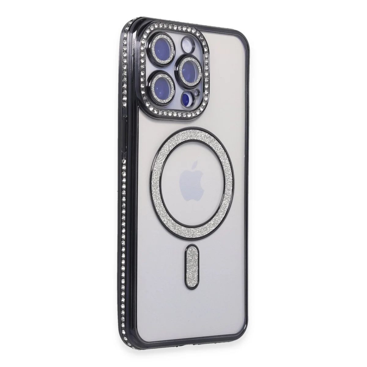 Northcity iPhone 15 Pro Joke Simli Magneticsafe Kılıf - Siyah