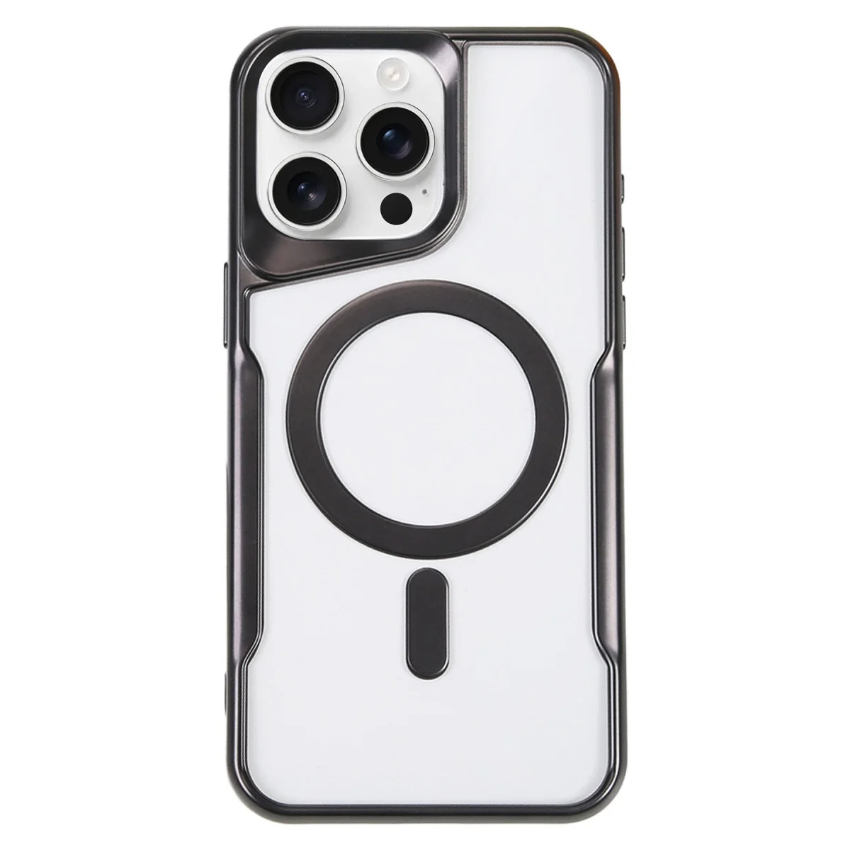 Northcity iPhone 16 Pro Boyi Magsafe Silikon Kapak - Siyah, Ultra Koruma ve Hızlı Şarj Uyumlu