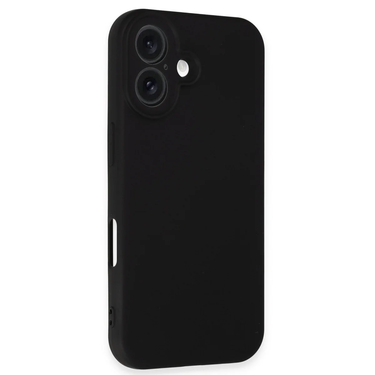 Northcity iPhone 16 Plus Nano İçi Kadife Silikon Kılıf - Siyah Yerli Üretim