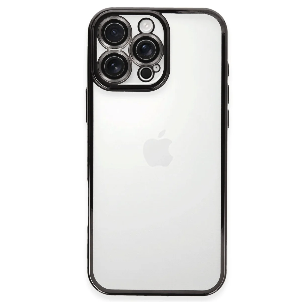 Northcity iPhone 16 Pro Razer Lensli Silikon Kılıf - Siyah