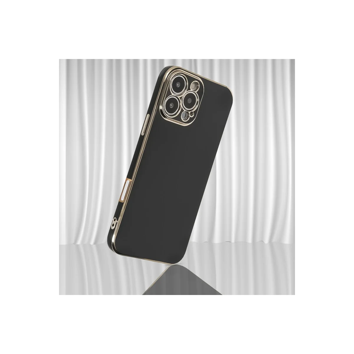 Northcity iPhone 16 Pro Volet Silikon Kılıf Siyah - Ultra Esnek ve Premium Koruma