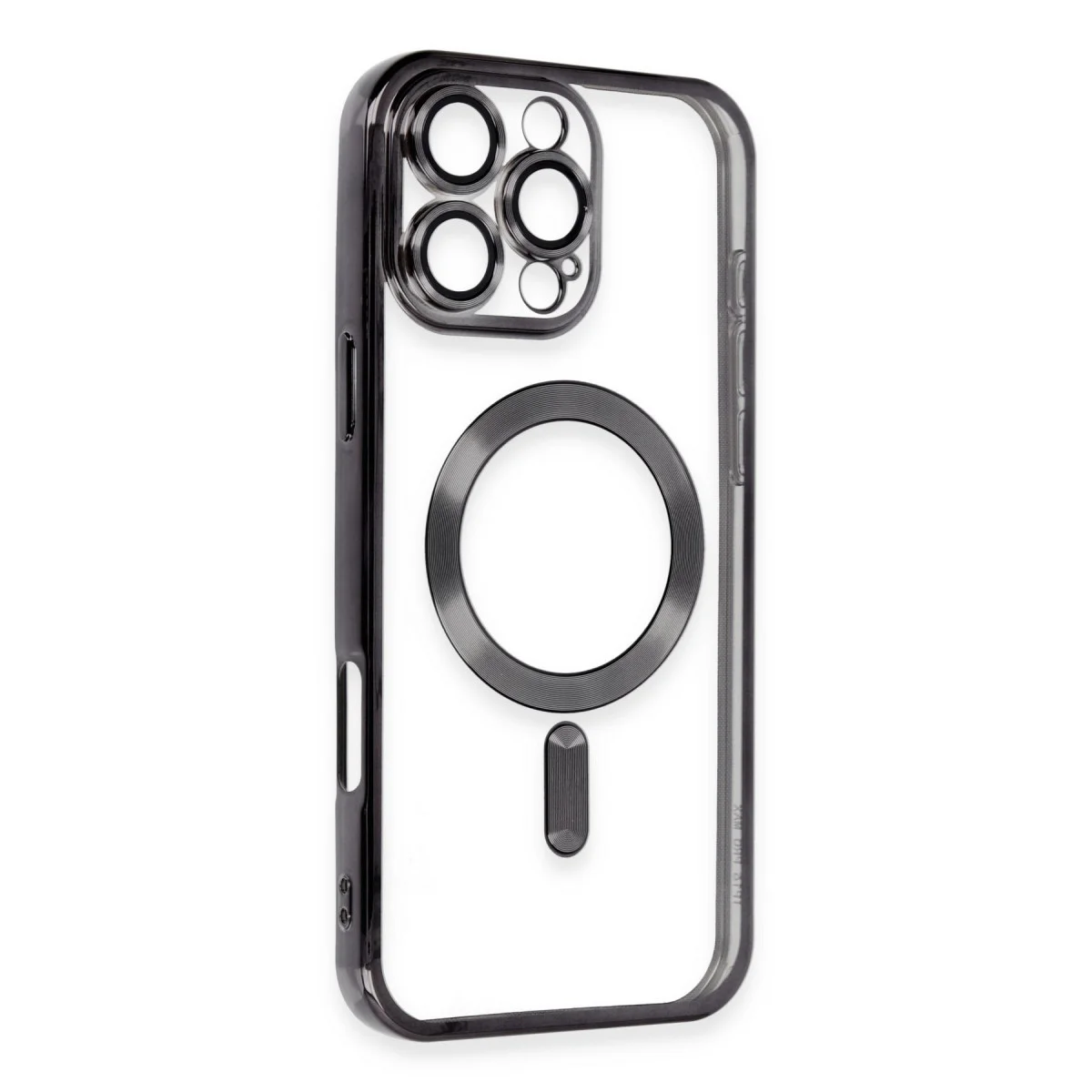 Northcity iPhone 16 Pro Max Kross Magneticsafe Kapak - Ultra Şeffaf, Güçlü Korumalı Siyah