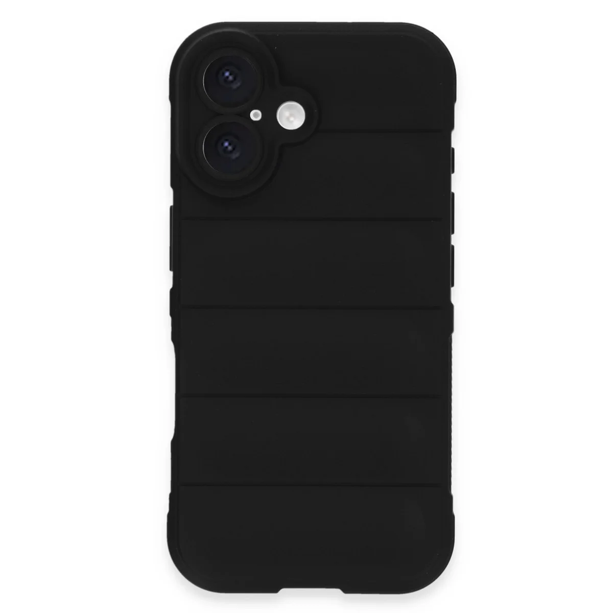 Northcity iPhone 16 Optimum Silikon Kılıf Siyah - Çizilmelere Karşı Maksimum Koruma ve Şık Tasarım
