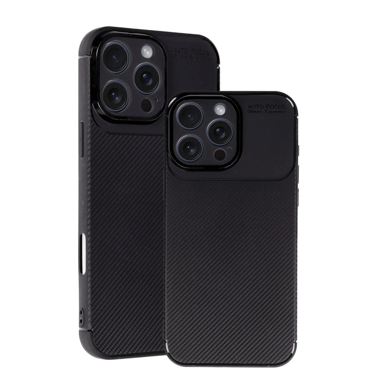 Northcity iPhone 16 Pro Karbon Kılıf - Siyah, Otomatik Odaklama ve Maksimum Koruma