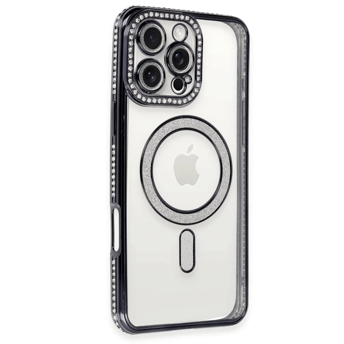Northcity iPhone 16 Pro Joke Simli Magneticsafe Kılıf - Siyah