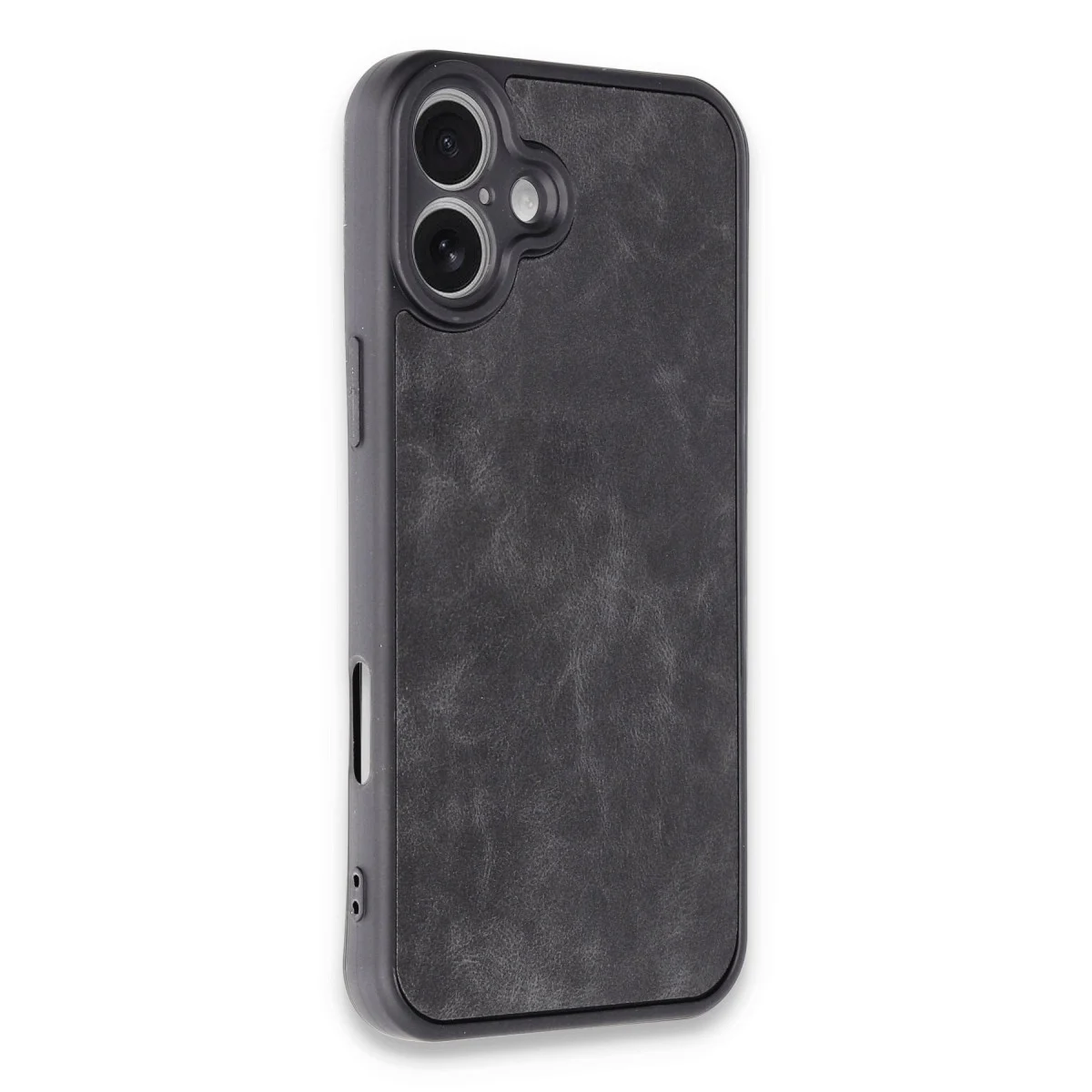Northcity iPhone 16 Plus Aras Deri Kılıf - Siyah Premium Şıklık ve Koruma