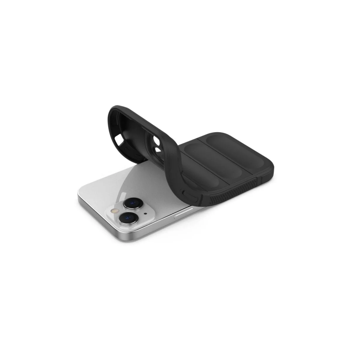 Northcity iPhone 16 Plus Kılıf - Optimum Silikon Kılıf Siyah (Tam Koruma ve Ergonomik Tasarım)