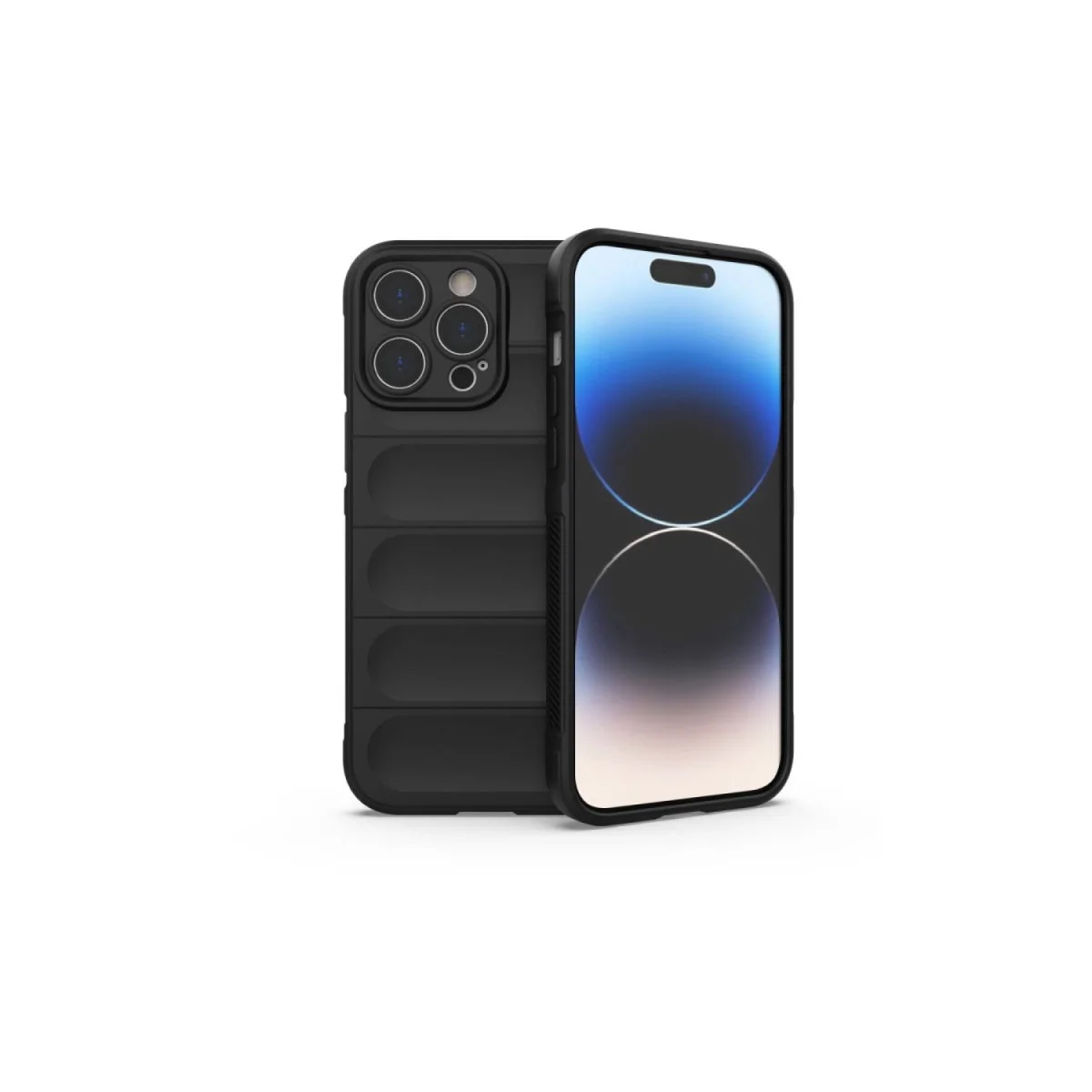 Northcity iPhone 16 Pro Max Optimum Silikon Kılıf Siyah - Mükemmel Tutuş ve Güvenli Korumalı Kılıf