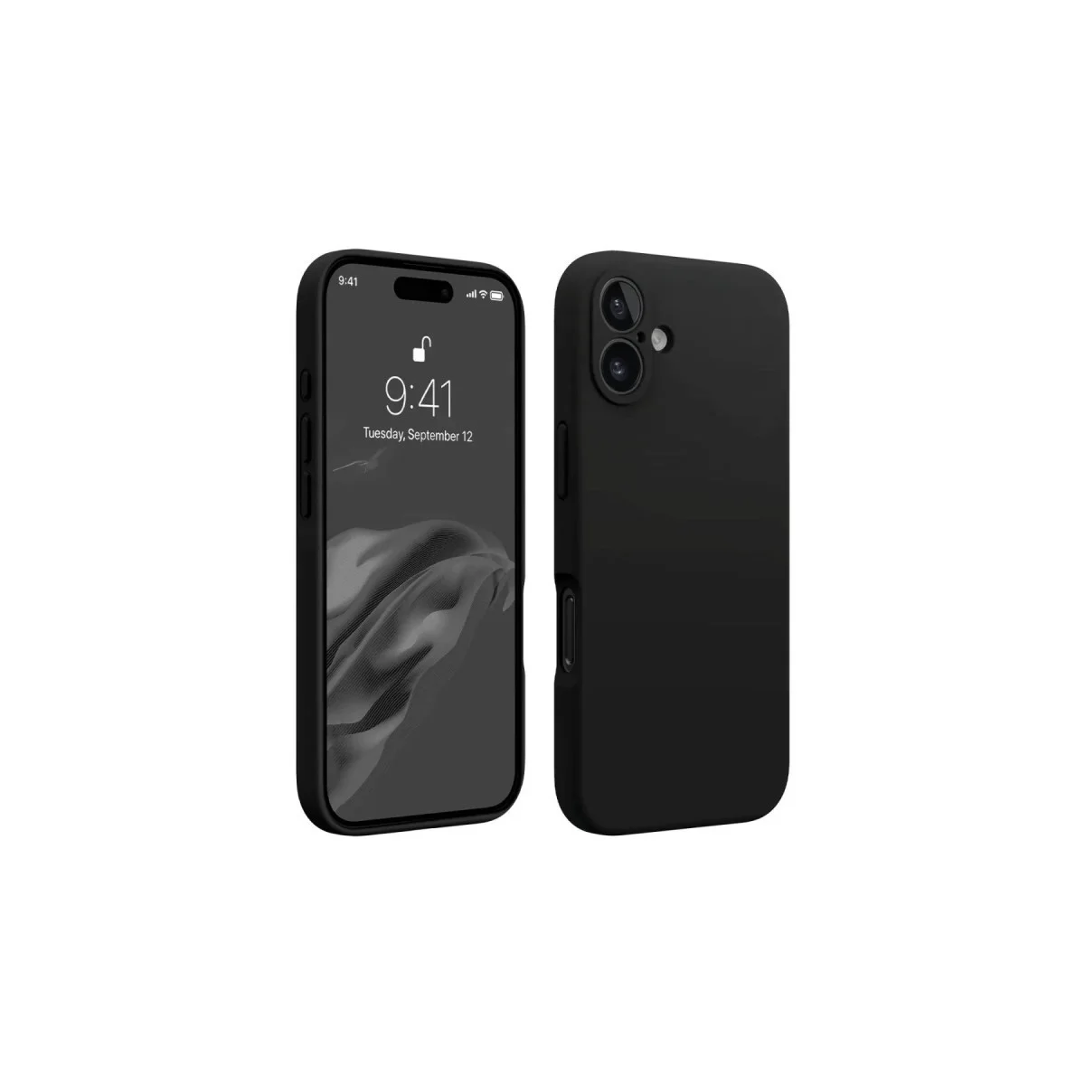 Northcity iPhone 16 Plus Kılıf First Silikon - Siyah, Ultra ince ve Şık Koruma