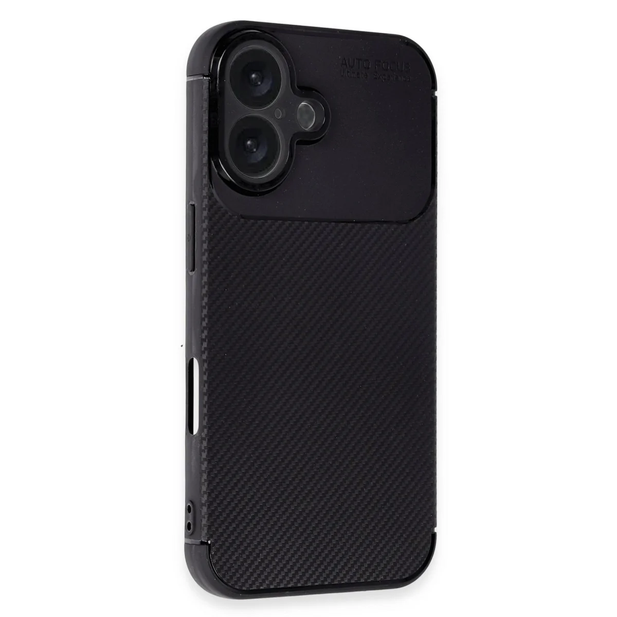 Northcity iPhone 16 Plus Karbon Fiber Kılıf Auto Focus Siyah - Maksimum Koruma ve Estetik