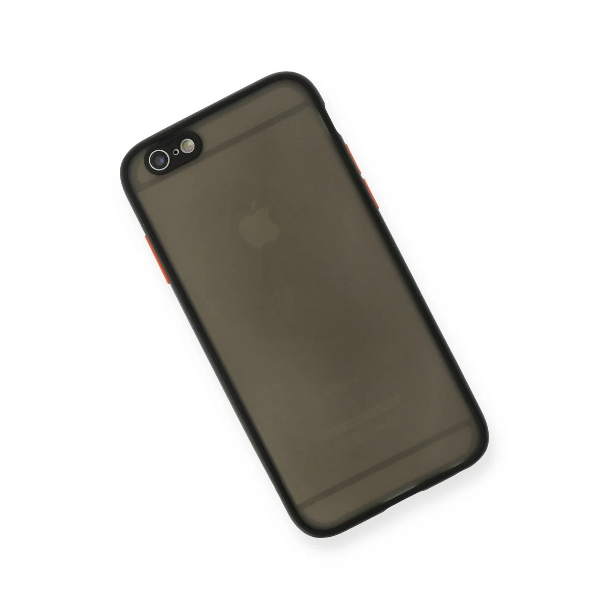 Northcity iPhone 6 Montreal Silikon Kılıf - Siyah Kamera Korumalı ve Darbe Emici Kılıf