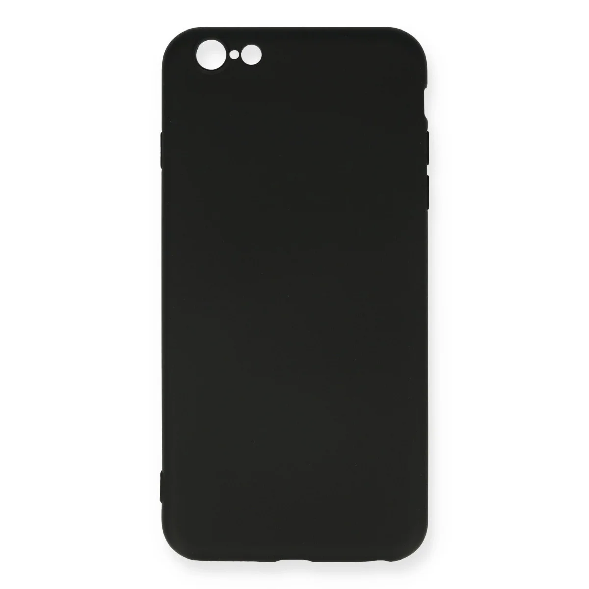 Northcity iPhone 6 Plus Kılıf - Nano İçi Kadife Silikon - Siyah