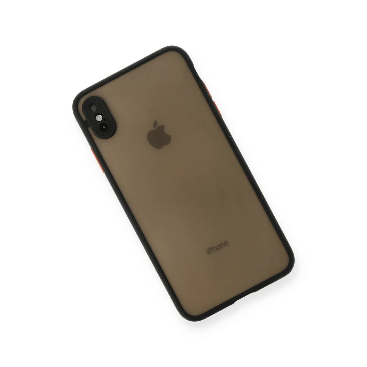 Northcity iPhone XS Max Montreal Silikon Kapak Siyah - Kamera Korumalı ve Darbe Emici
