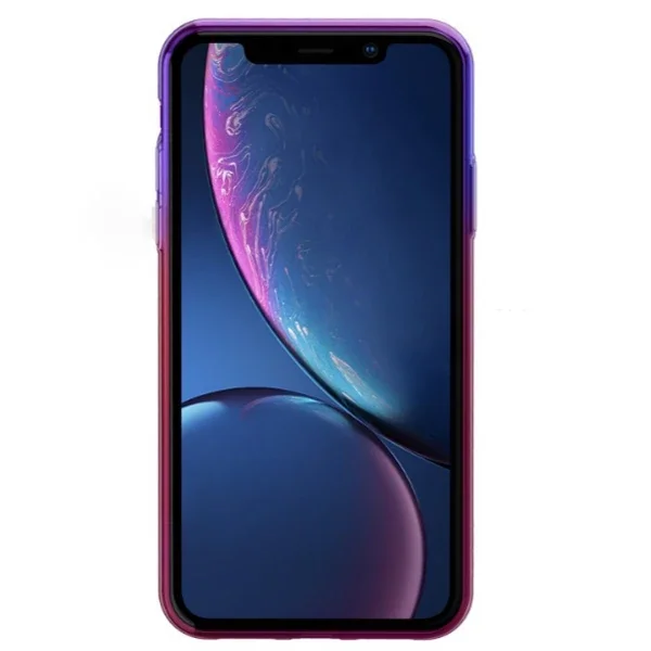 iPhone XS Max Şeffaf Silikon Kılıf - Darbeye Dayanıklı Glow Case