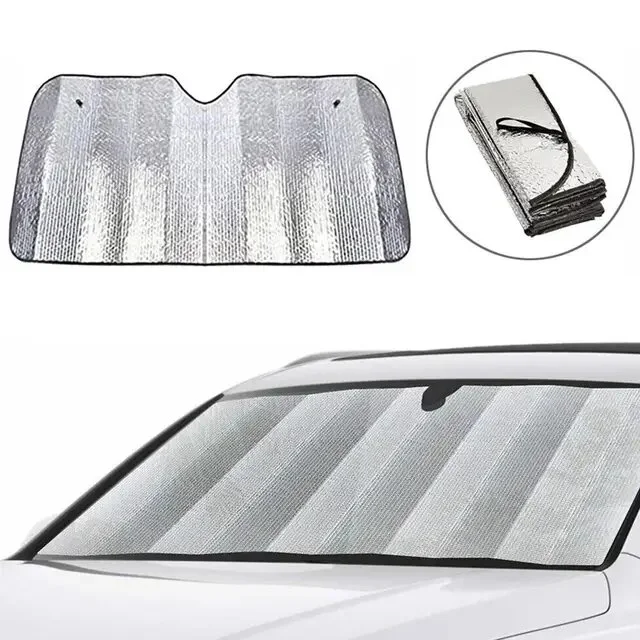 Isı ve Güneş Yansıma Önleyici Oto Ön Cam Güneşliği - Opel Astra Fiat Egea Hyundai i20 Renault Megane