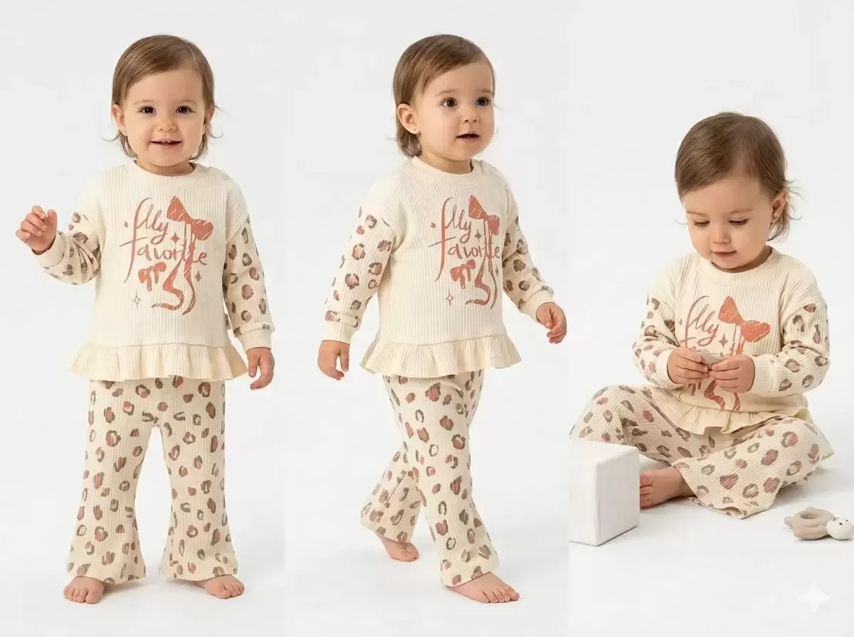 Northcity İspanyol Paça Bebek Takımı 6-24 Ay - İleri Teknoloji Pa