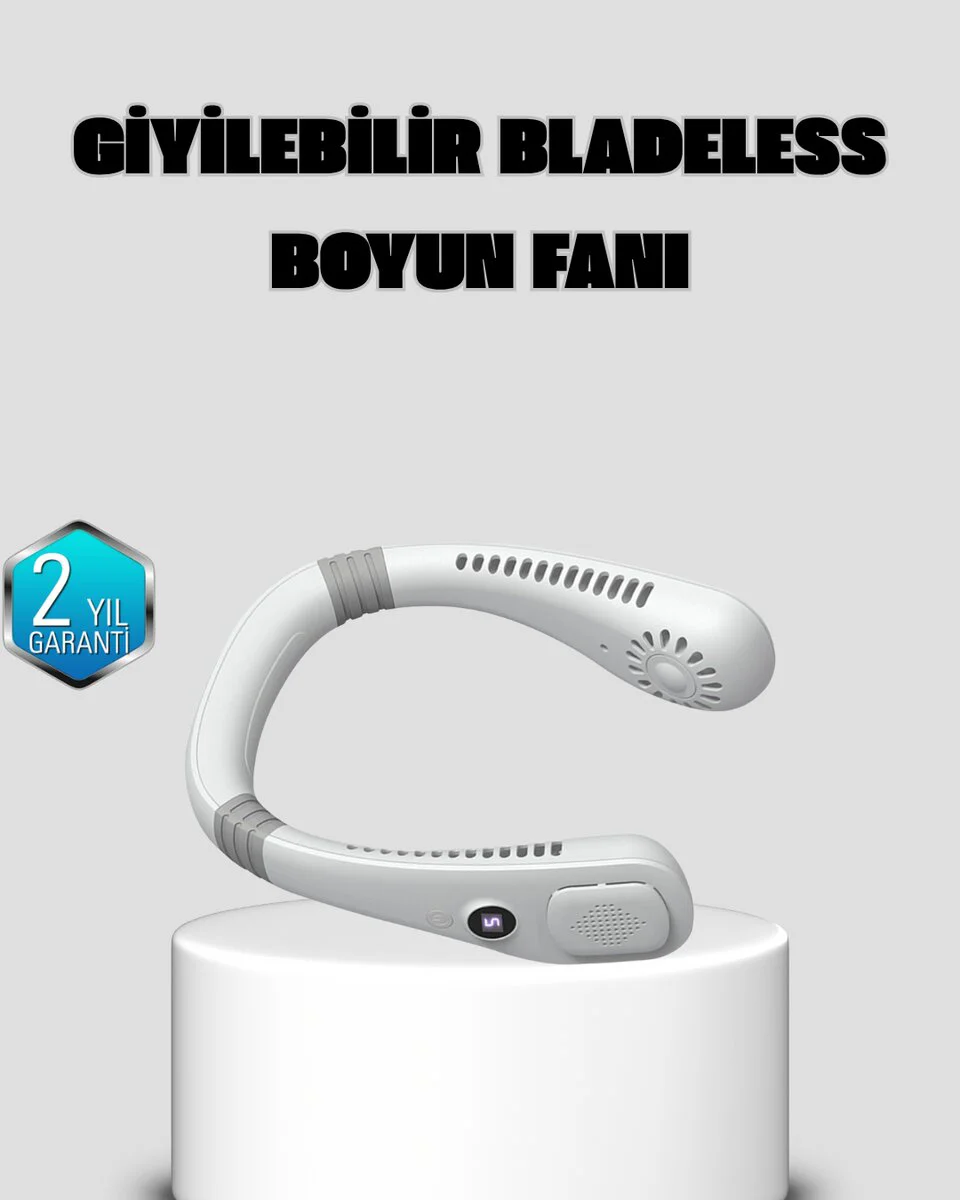 Kablosuz Boyun Fanı: Yaz Ateşini Söndüren Çift Motorlu ve 5 Hızlı Kontrol