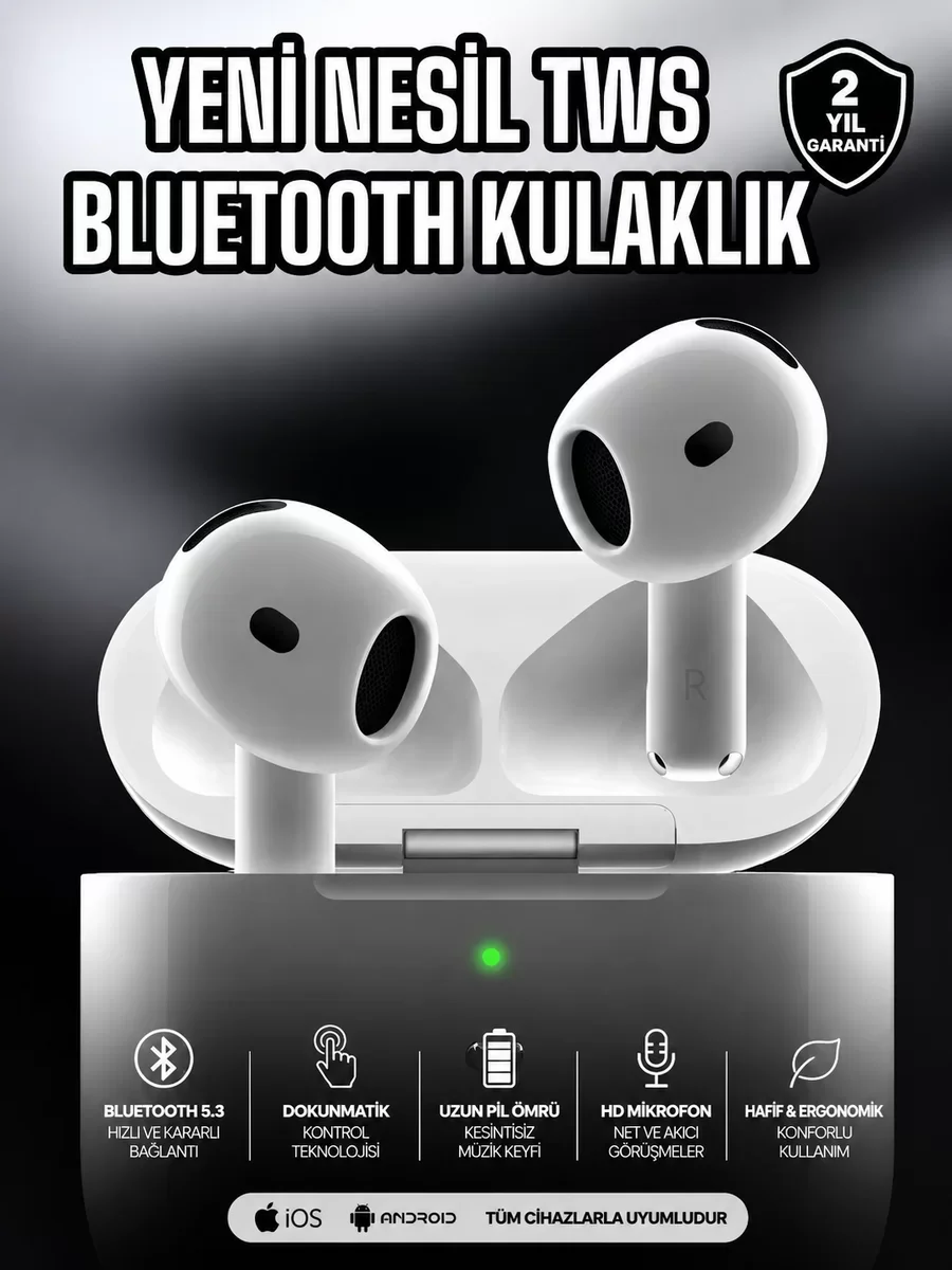 Northcity Kablosuz Bluetooth Kulaklık TWS ANC Yüksek Ses Kalitesi