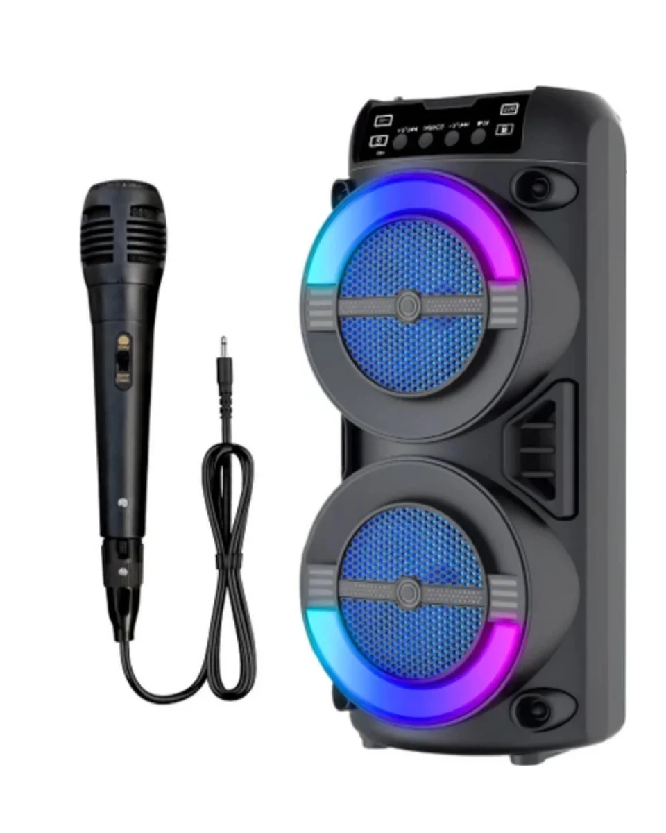Kablosuz Bluetooth Hoparlör LED Işıklı Taşınabilir Ses Performansı - Mükemmel Müzik Deneyimi