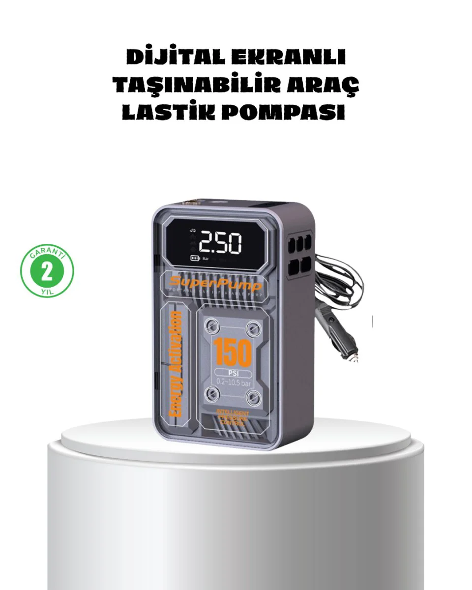 Northcity Kablosuz Hava Pompası 150 PSI: 8-10 Dakikada Tam Şişirm