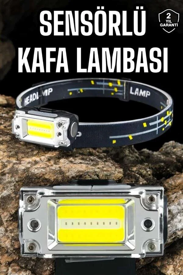 Northcity Kafa Lambası Kamp Feneri - Suya Dayanıklı LED Çift Fonk