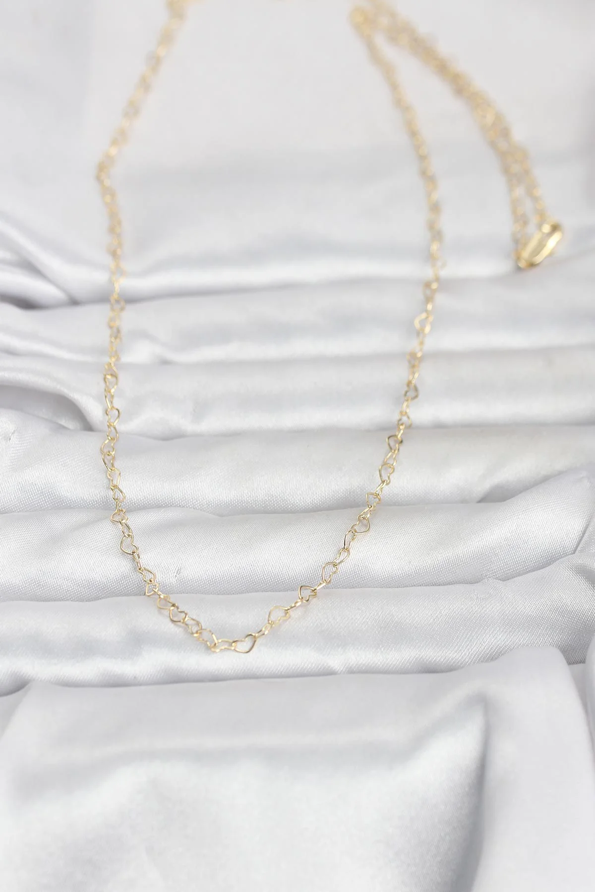 Northcity Kalp Zincirli 60 cm Kadın Kolye - 1. Sınıf 14K Gold Kap