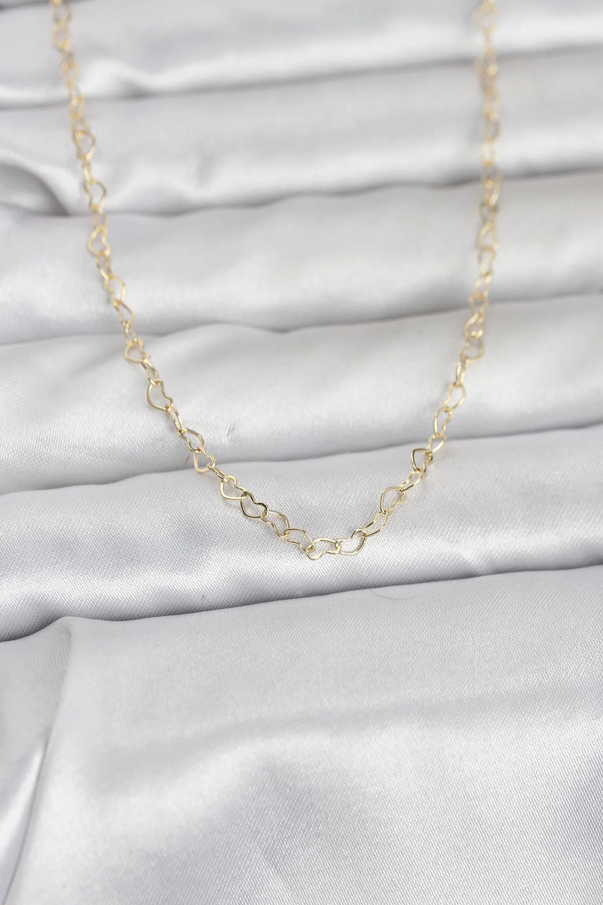 Northcity Kalp Zincirli 60 cm Kadın Kolye - 1. Sınıf 14K Gold Kap