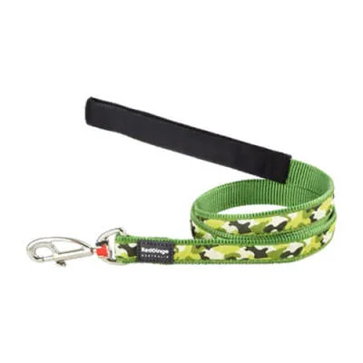 Northcity Kamuflaj Desenli Yeşil Köpek Uzatma Tasması Medium 20mm
