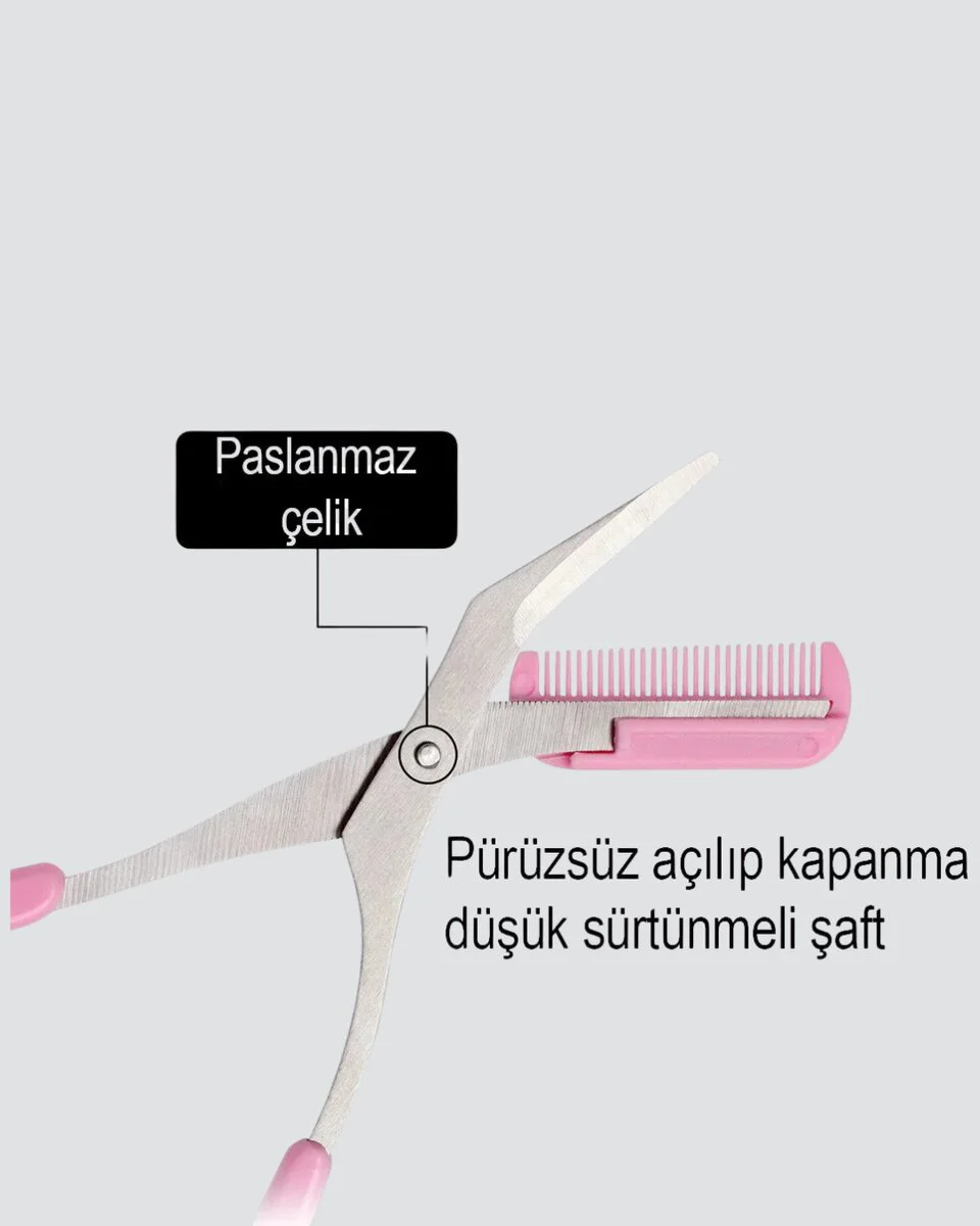 Northcity Kaş Düzeltme Makası Taraklı – Profesyonel ve Pratik Kaş