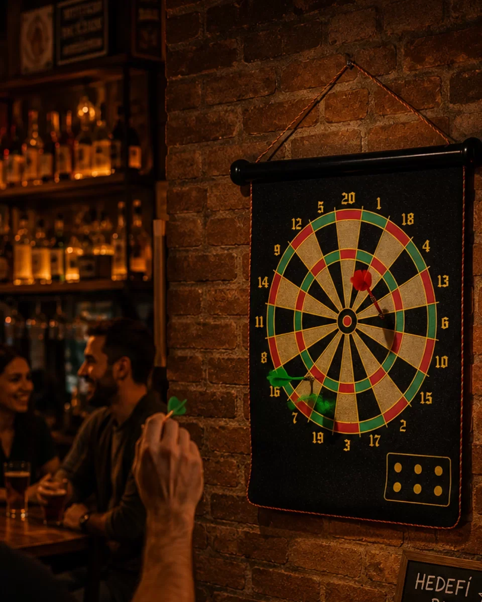 Katlanabilir Manyetik Dart Oyunu Zararsız Oklar ile Güvenli Eğlence