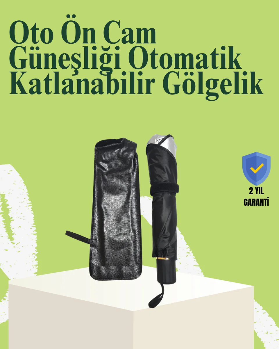 Katlanabilir Oto Güneşlik - 125x65 cm UV Koruma ve Klima Tasarrufu