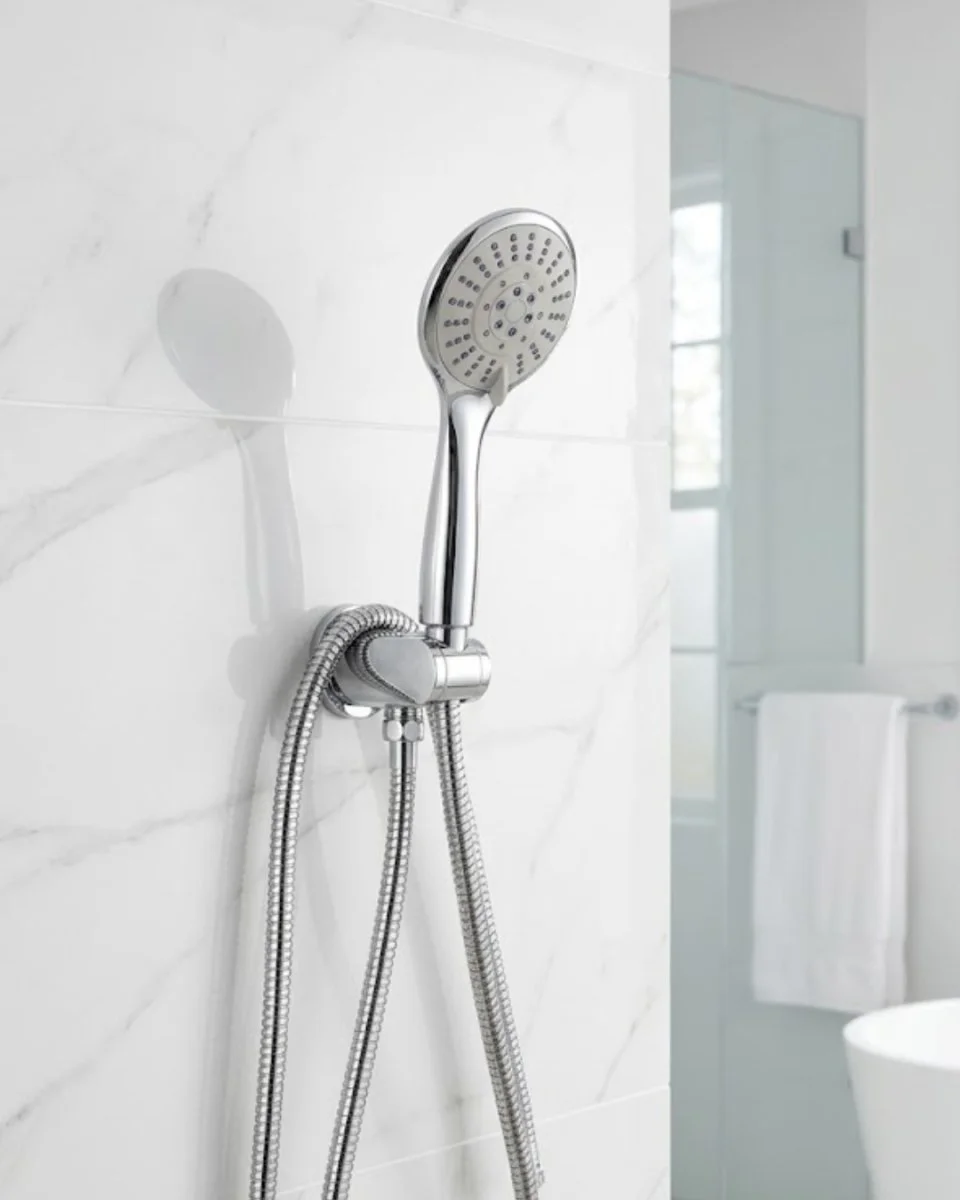 Northcity Kireç Dayanıklı Duş Başlığı Seti - Spiral Hortum Hareke