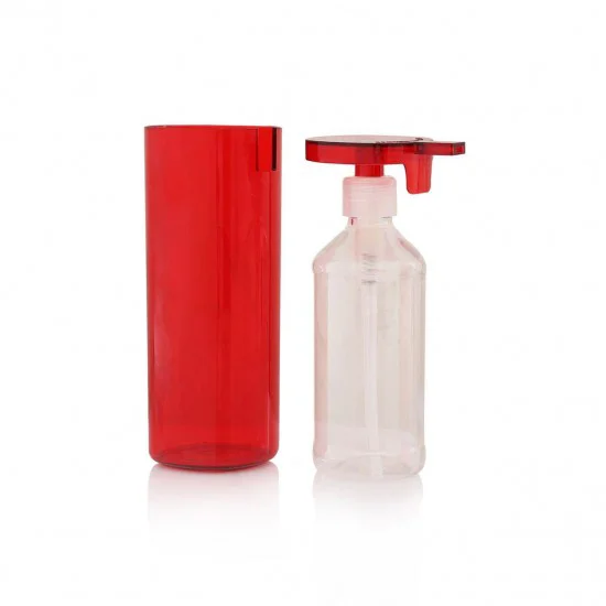 Kırmızı Akrilik Sıvı Sabunluk 250 ml - Modern Banyo Dekorasyonu