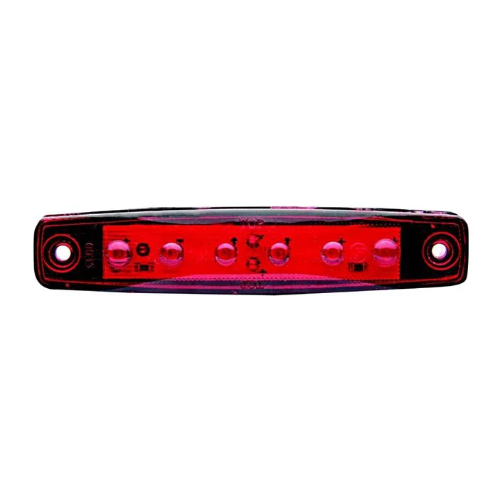 Northcity Kırmızı Parmak Led Dorse Lamba 6 Ledli 12-24V - Su Geçi