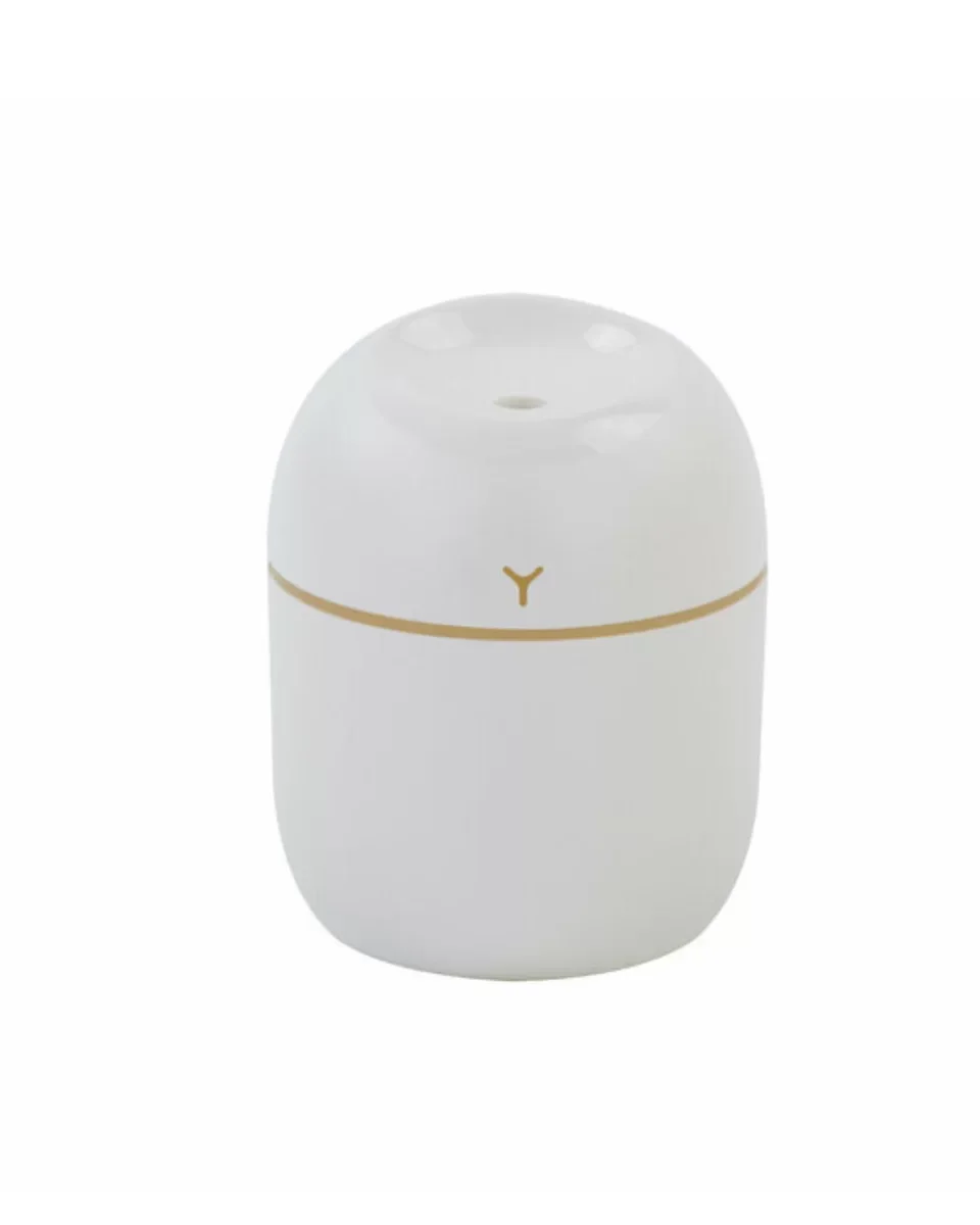 Kompakt Mini Hava Nemlendirici - 5 Esans Hediyeli LED Işıklı USB Aromaterapi Cihazı