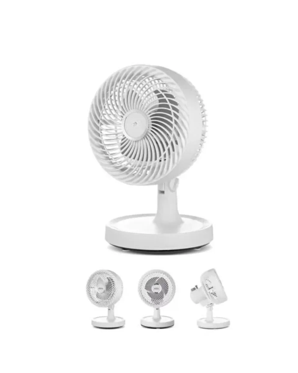 Kompakt Mini Fan: Otomatik Salınım ve Sessiz Masaüstü Vantilatör