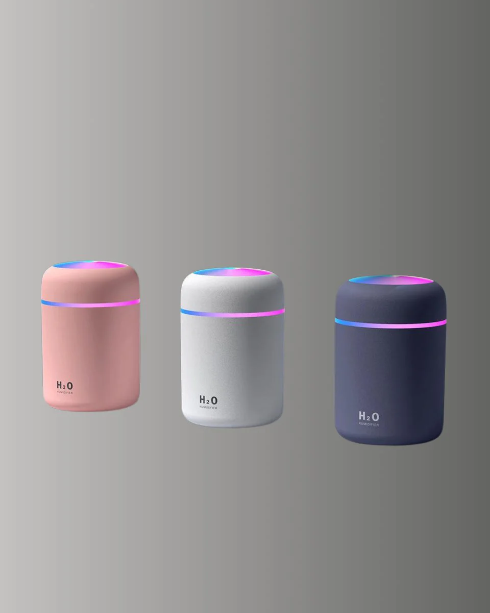 Kompakt USB Nemlendirici - 300ml ABS Gövde, Ev Ofis ve Seyahat İçin